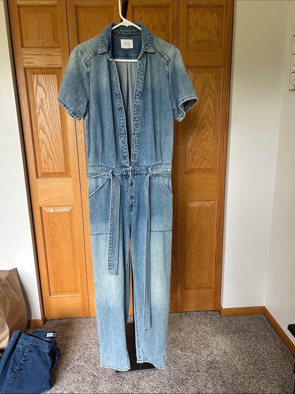 TNR Light Blue Denim Jumpsuit -
